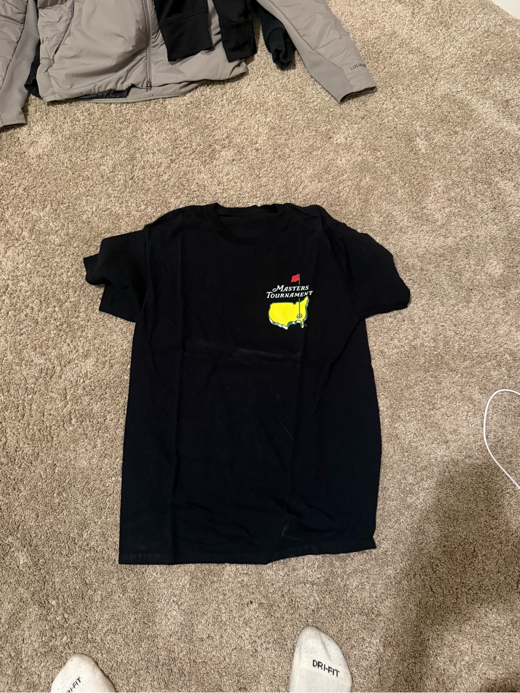 Masters Tournament Black Logo Tee